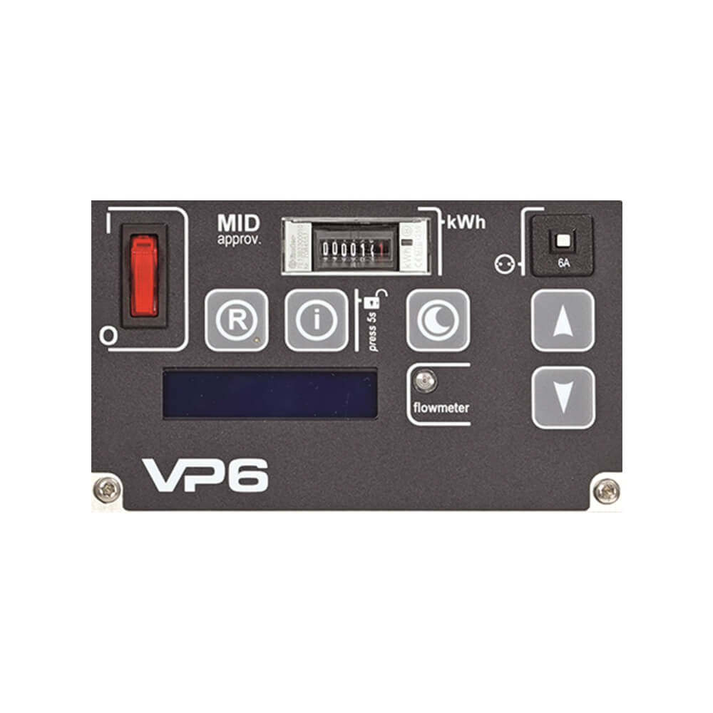 Aerial VP 6 eDry kontrolpanel