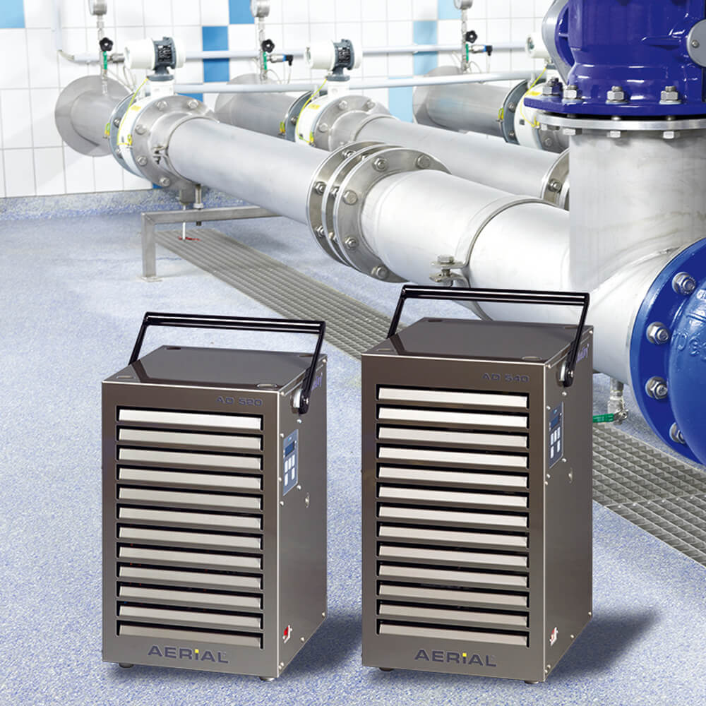 Aerial AD 520 and AD 540 waterworks application