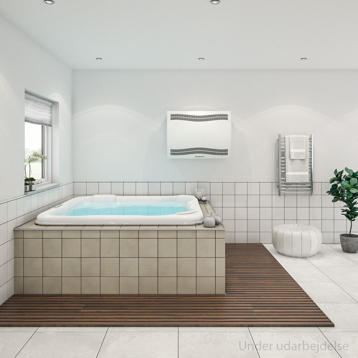 Installation du spa Dantherm CDP 50