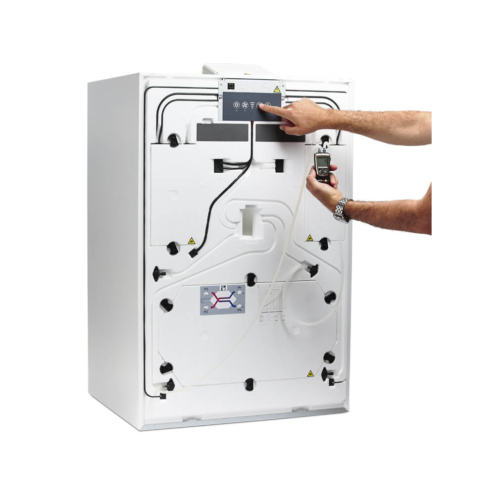 Dantherm HCV-kalibrering via kontrolpanel