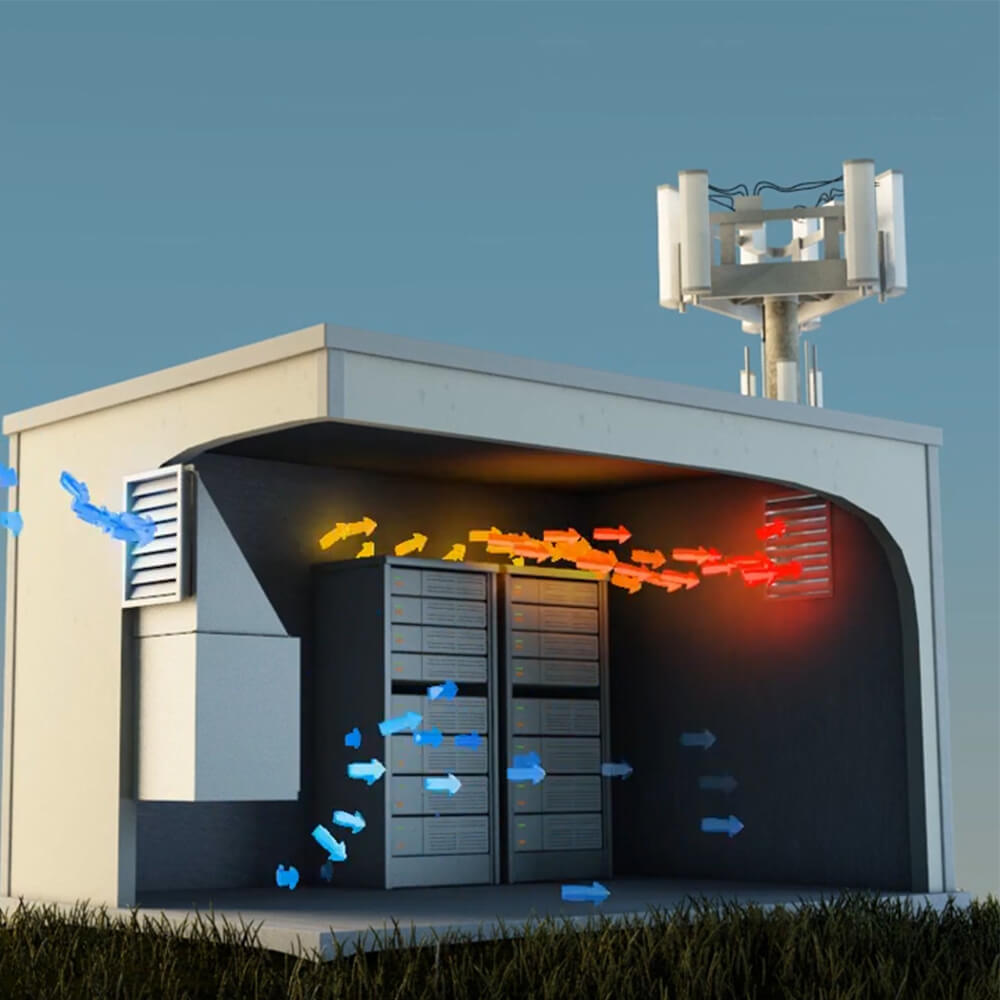 Flexibox refroidissement libre pour télécom