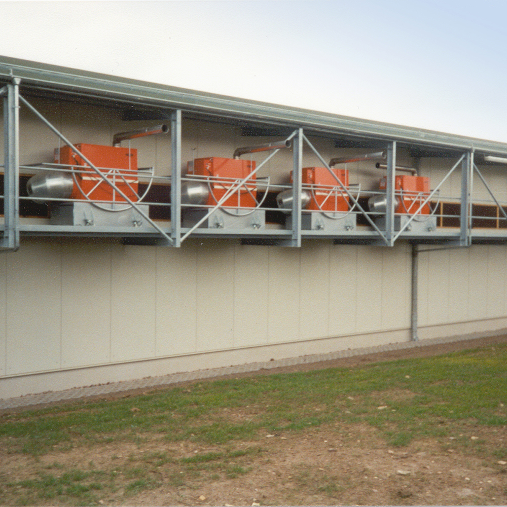 Heylo K 50 oil heater in a drying application