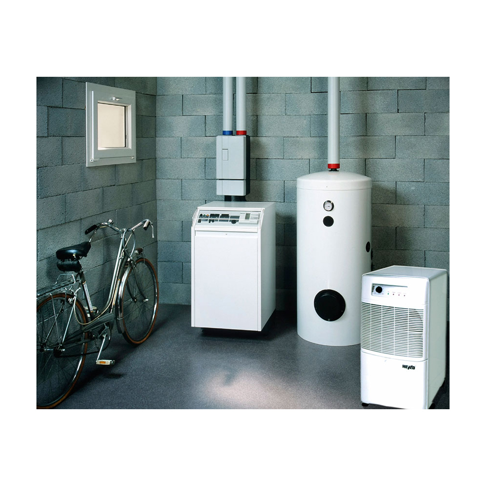Heylo industrial dehumidifier DT 650 in cellar