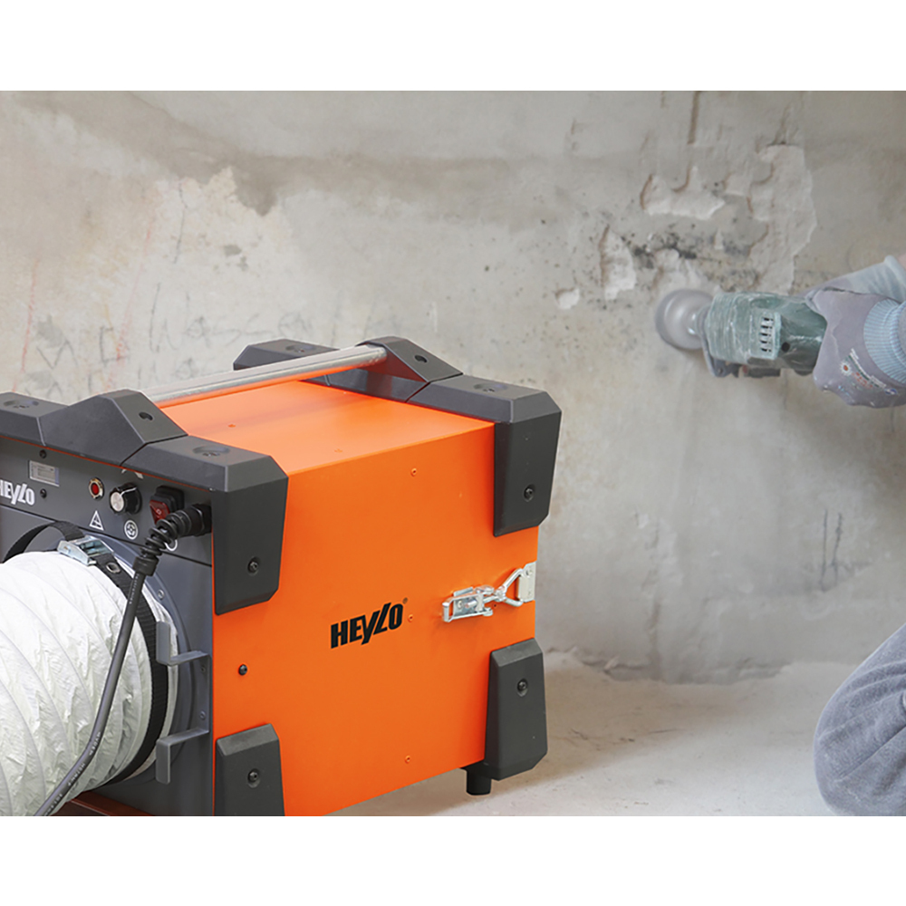 Heylo Purificatore d'aria PF 1000 in cantiere