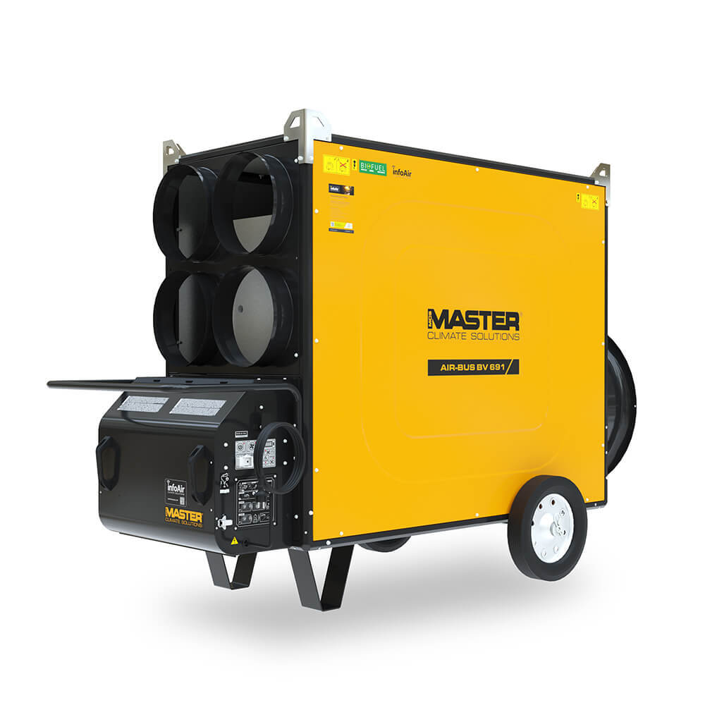 Master BV 691 SE – indirect oil fired air heaters - 4 way