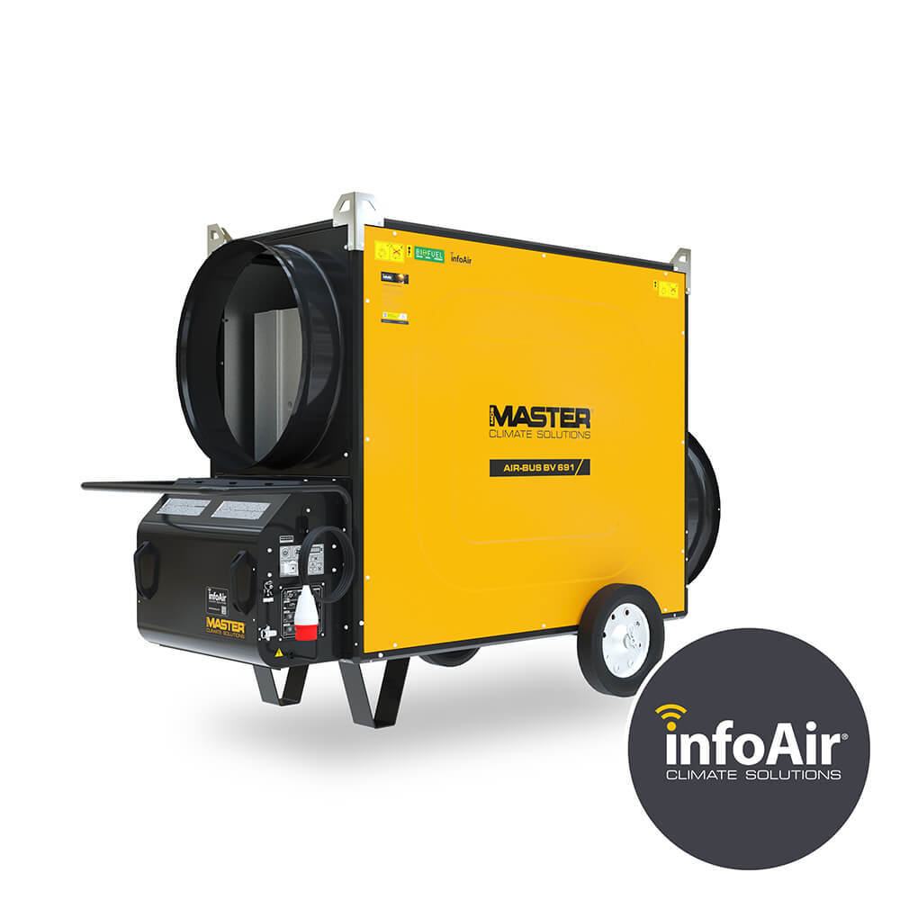 Master BV 691 TE – réchauffeurs d’air indirects au fuel - à 1 voie