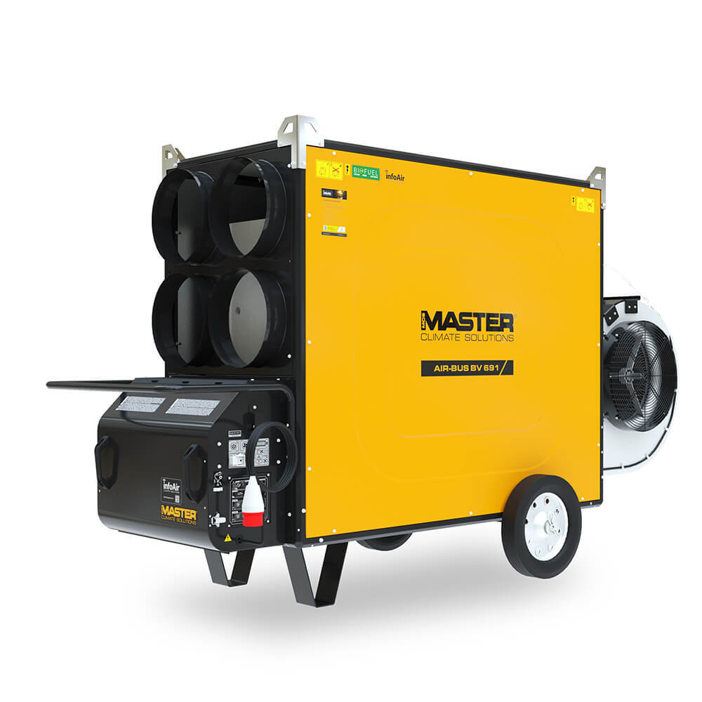 Master BV 691 TRE – riscaldatori d'aria indiretti a gasolio - 4 vie