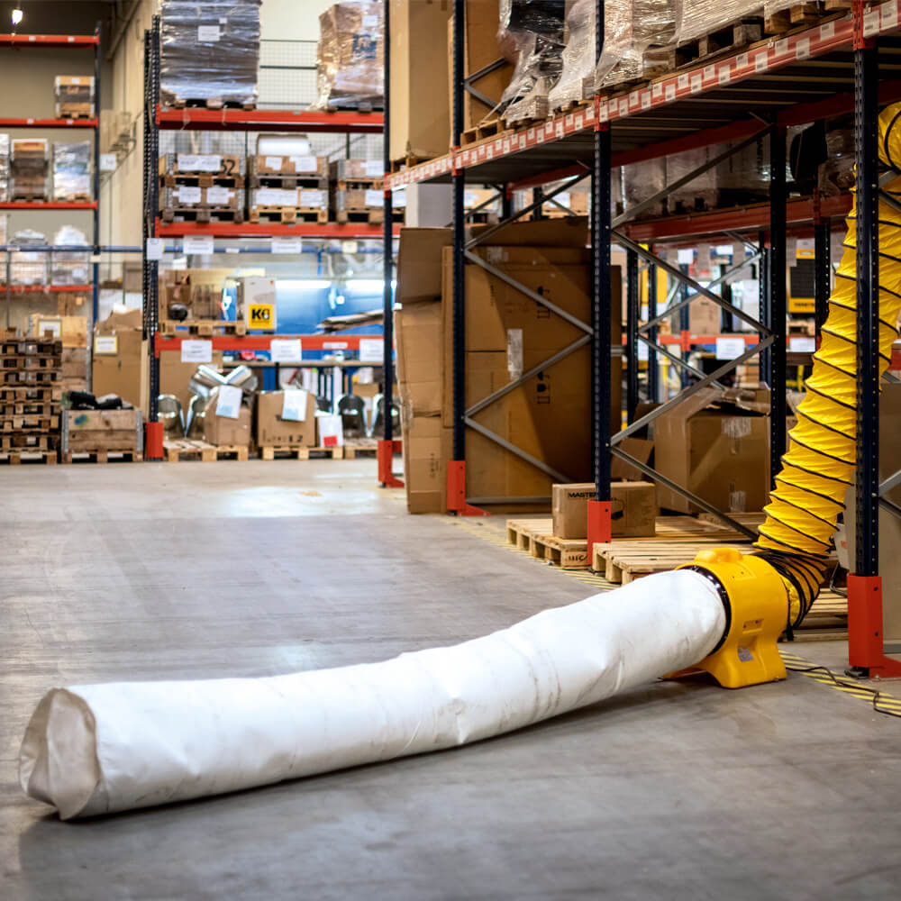 Master BL 4800 med støvpose lagerbygning