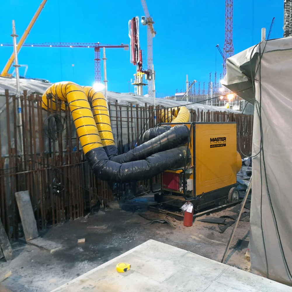 Master BV 690 heating construction tents Murmansk