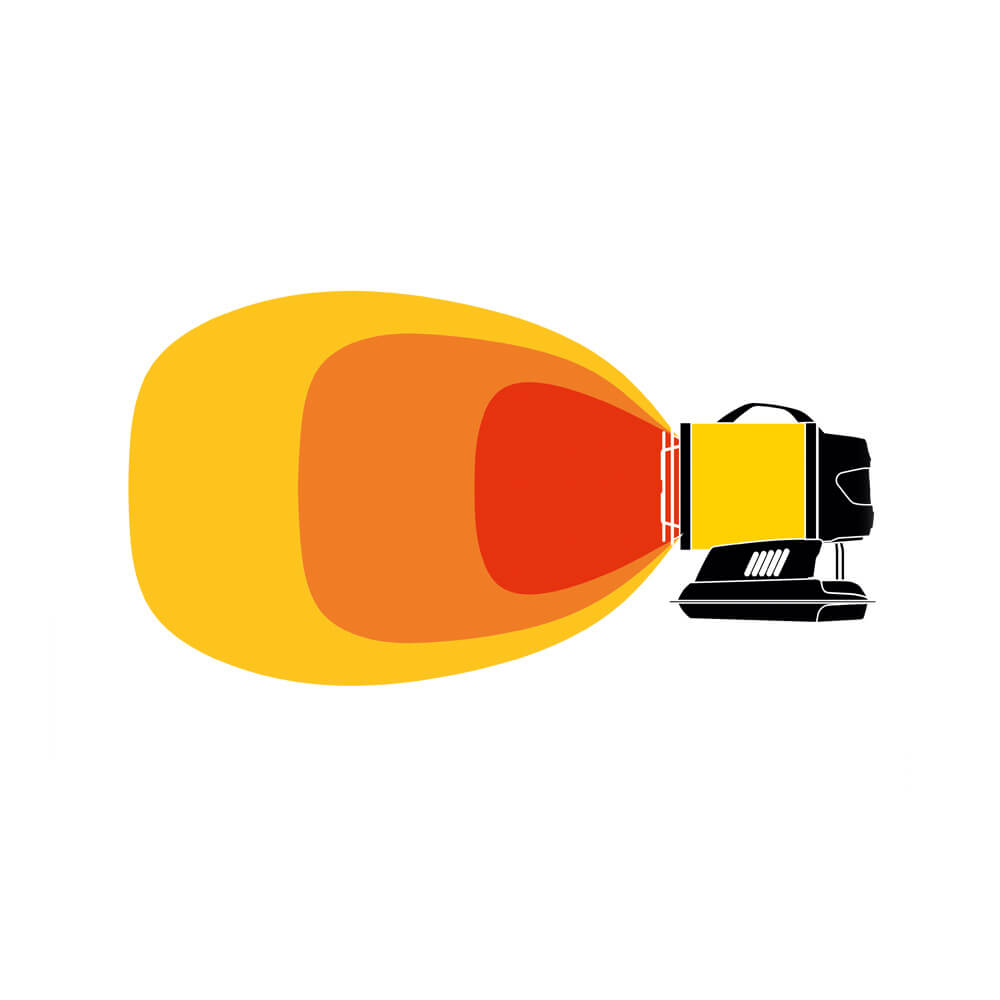 Master DC 61 radiation diagram