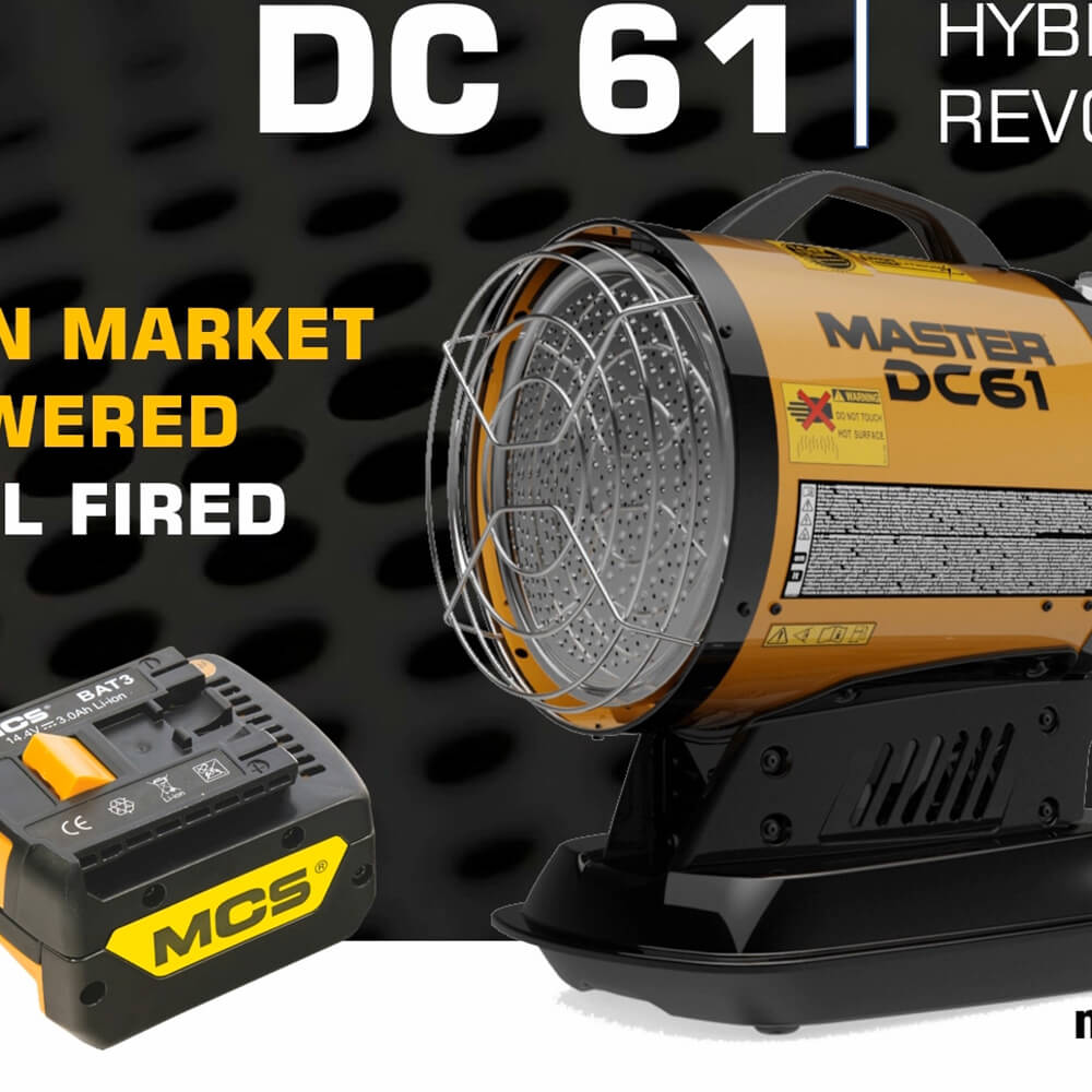 Master DC 61 infrared oil heater video