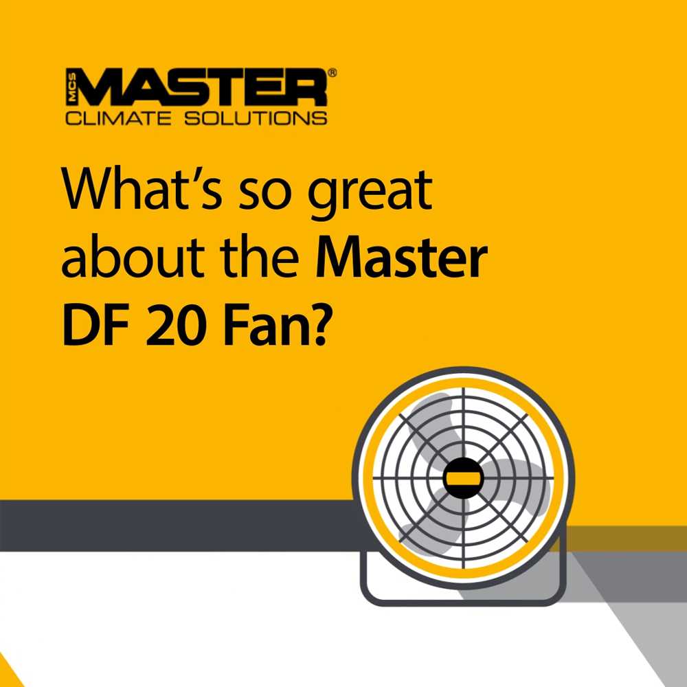 Master DF 20 fan powerful durable versatile