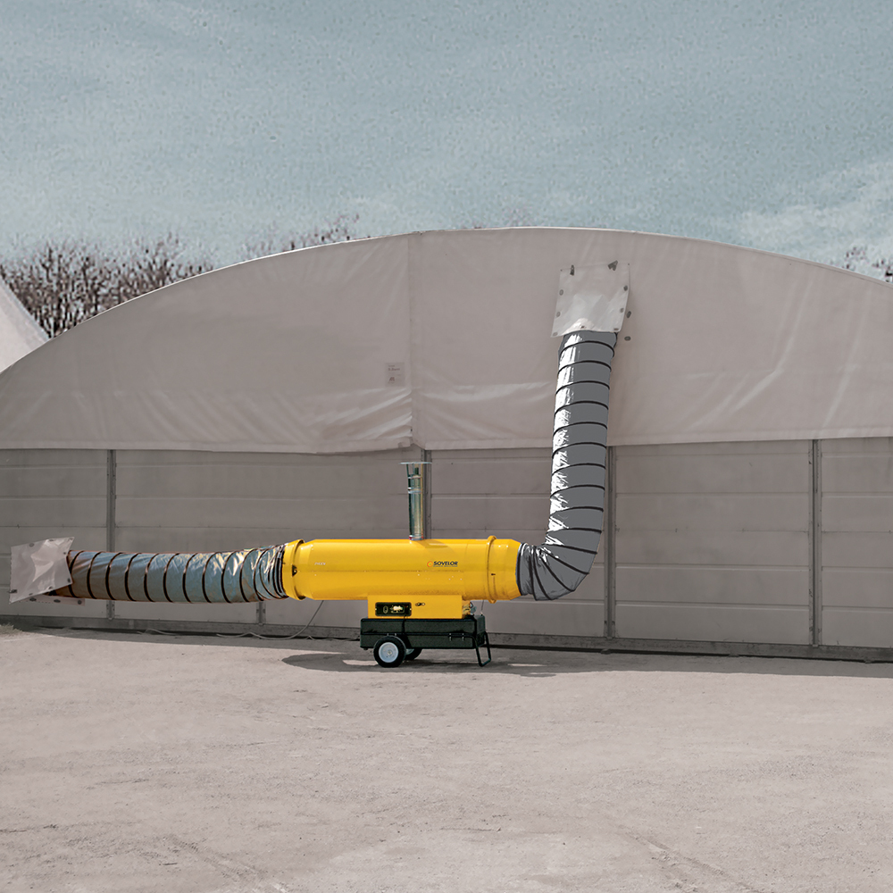 Sovelor EC 110 avec gaine de soufflage et de reprise