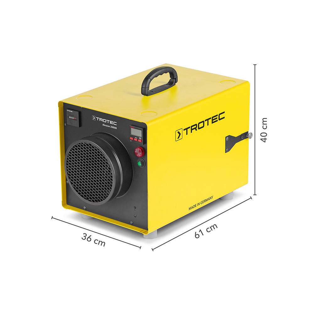 Trotec Airozon 20000 dimensions