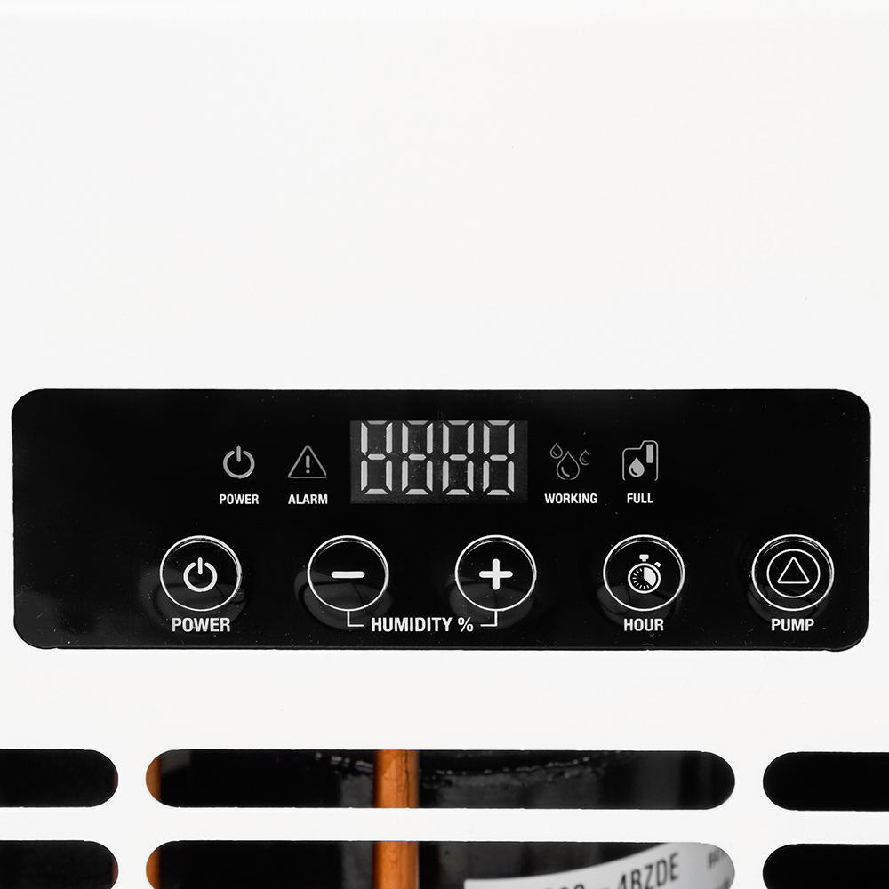 Trotec DH 25 S control panel