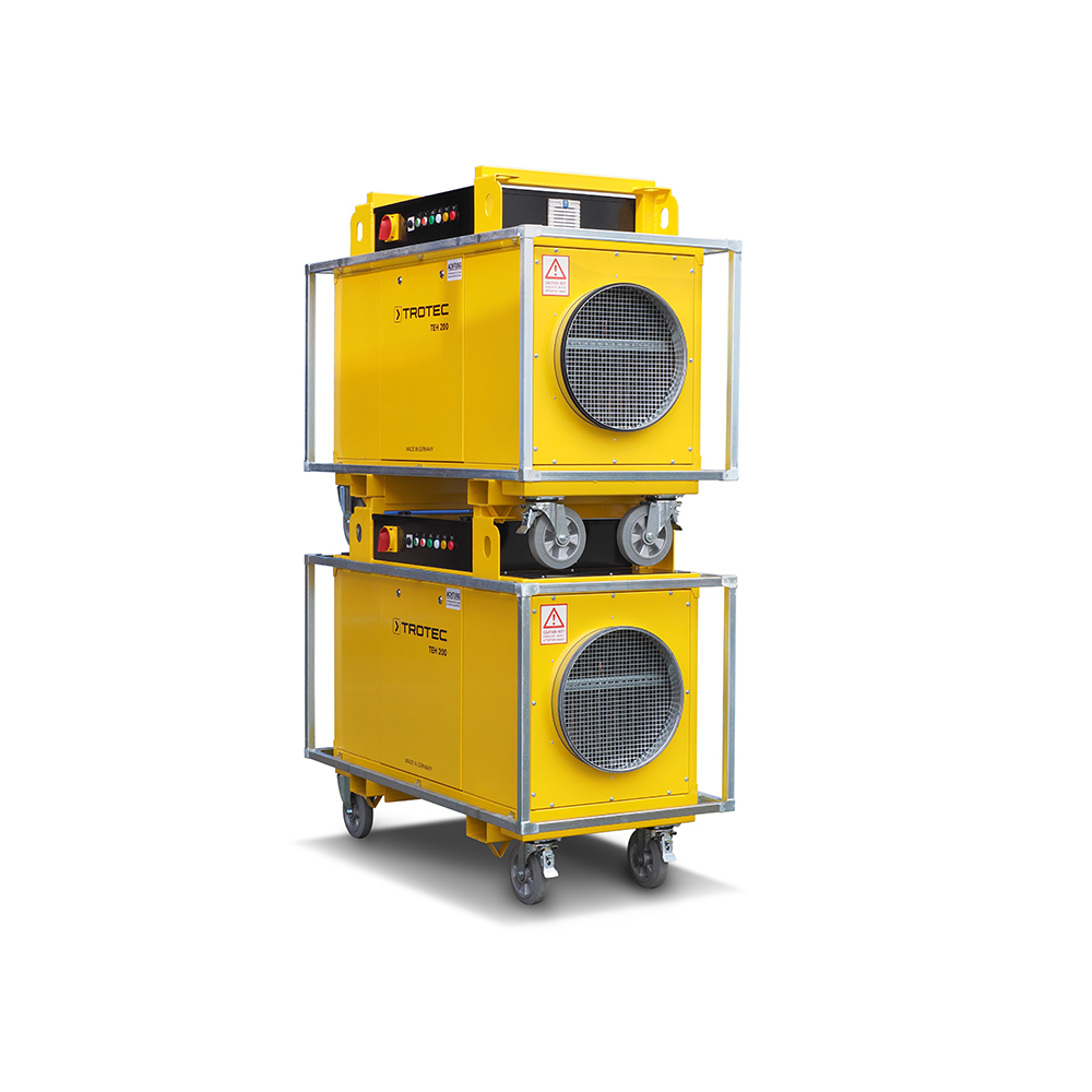 Trotec TEH 200 stacked