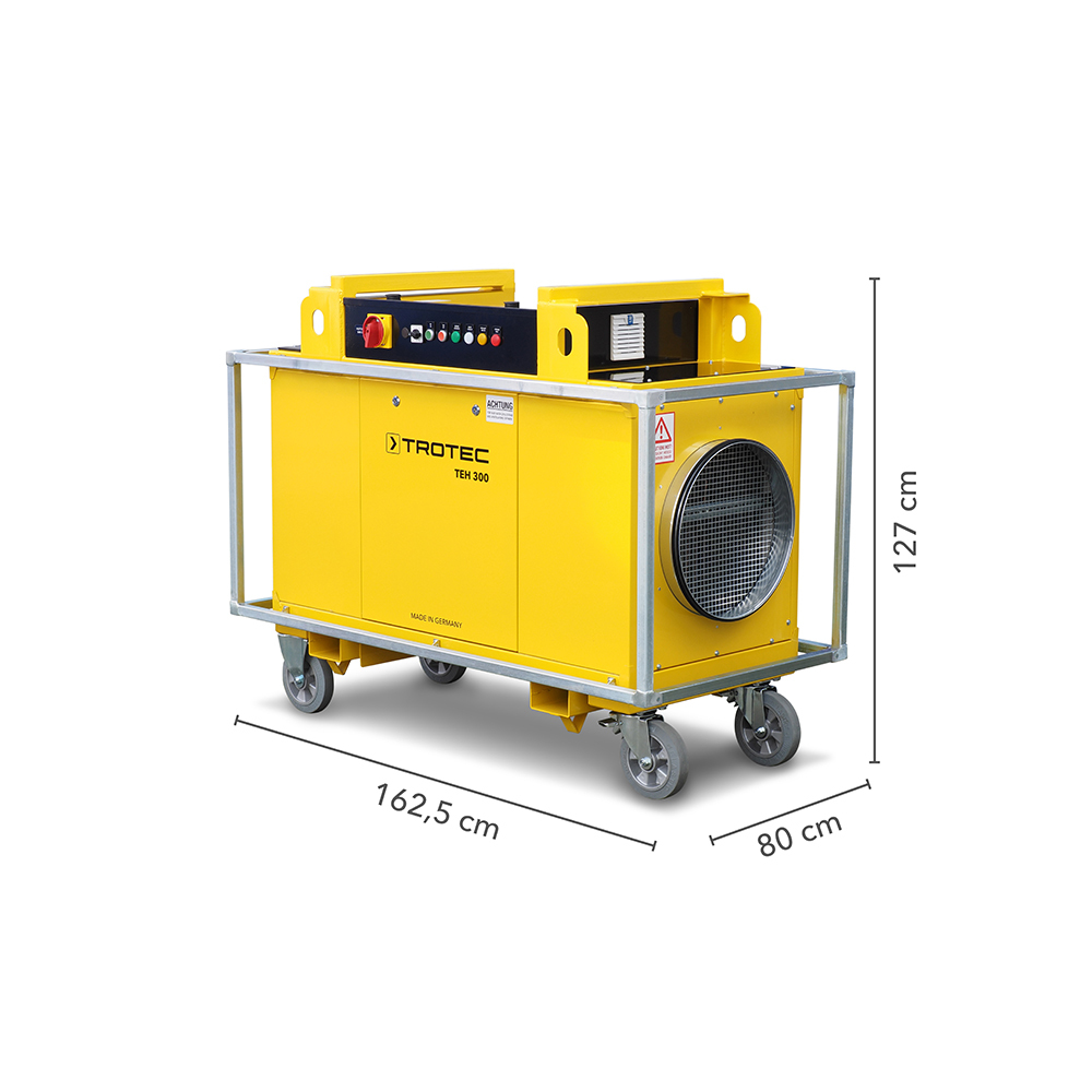 Trotec TEH 300 dimensions