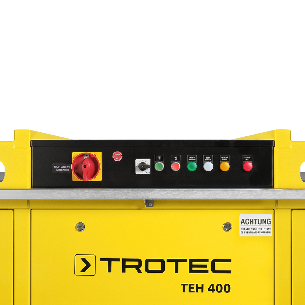 Trotec TEH 400 operating panels