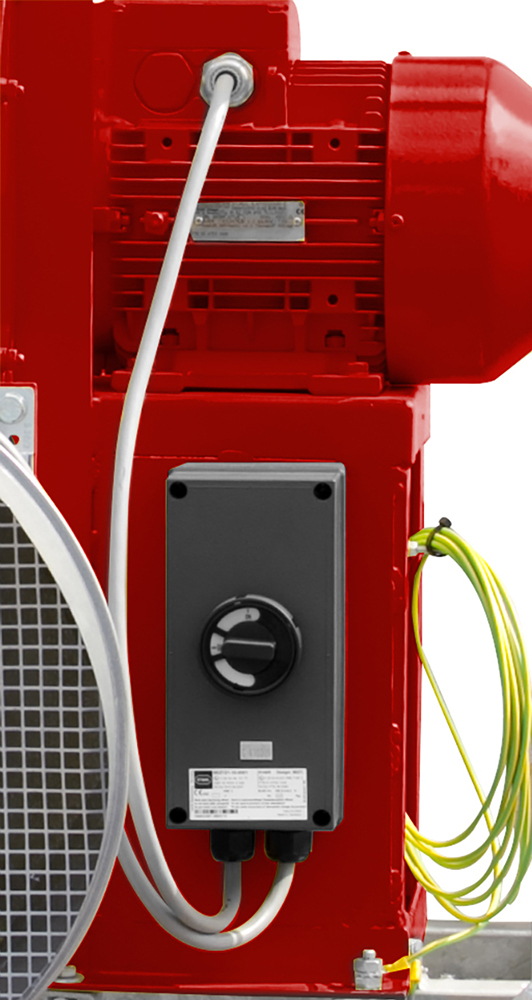 Trotec TFV 300 EX operation panel