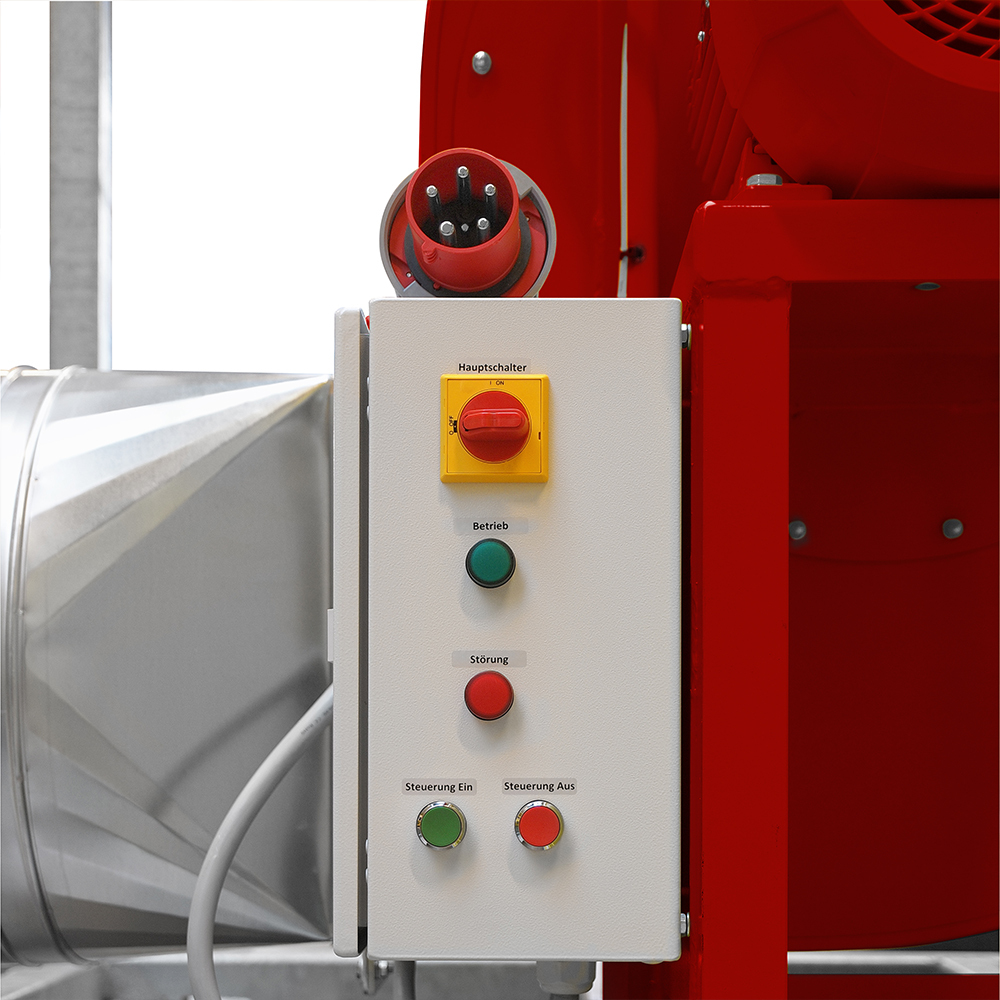 Trotec TFV 600 EX Bedienfeld