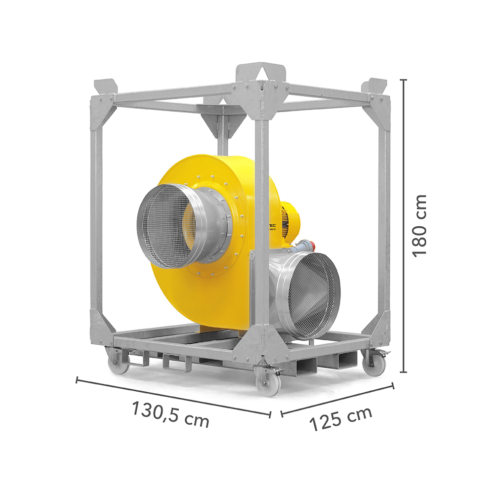 Trotec TFV 600 Abmaße