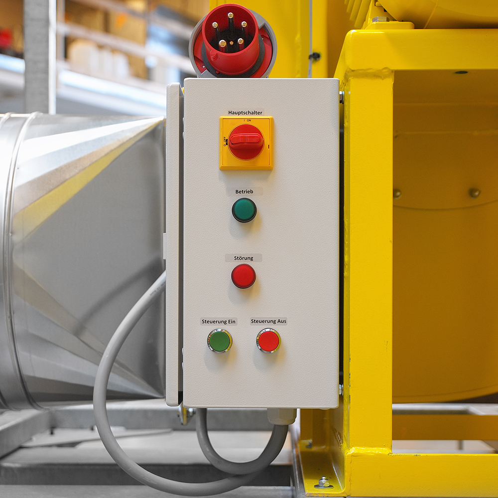 Trotec TFV 600 Bedienfeld