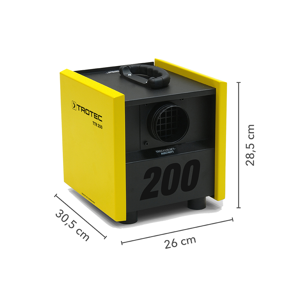 Trotec TTR 200 dimensions