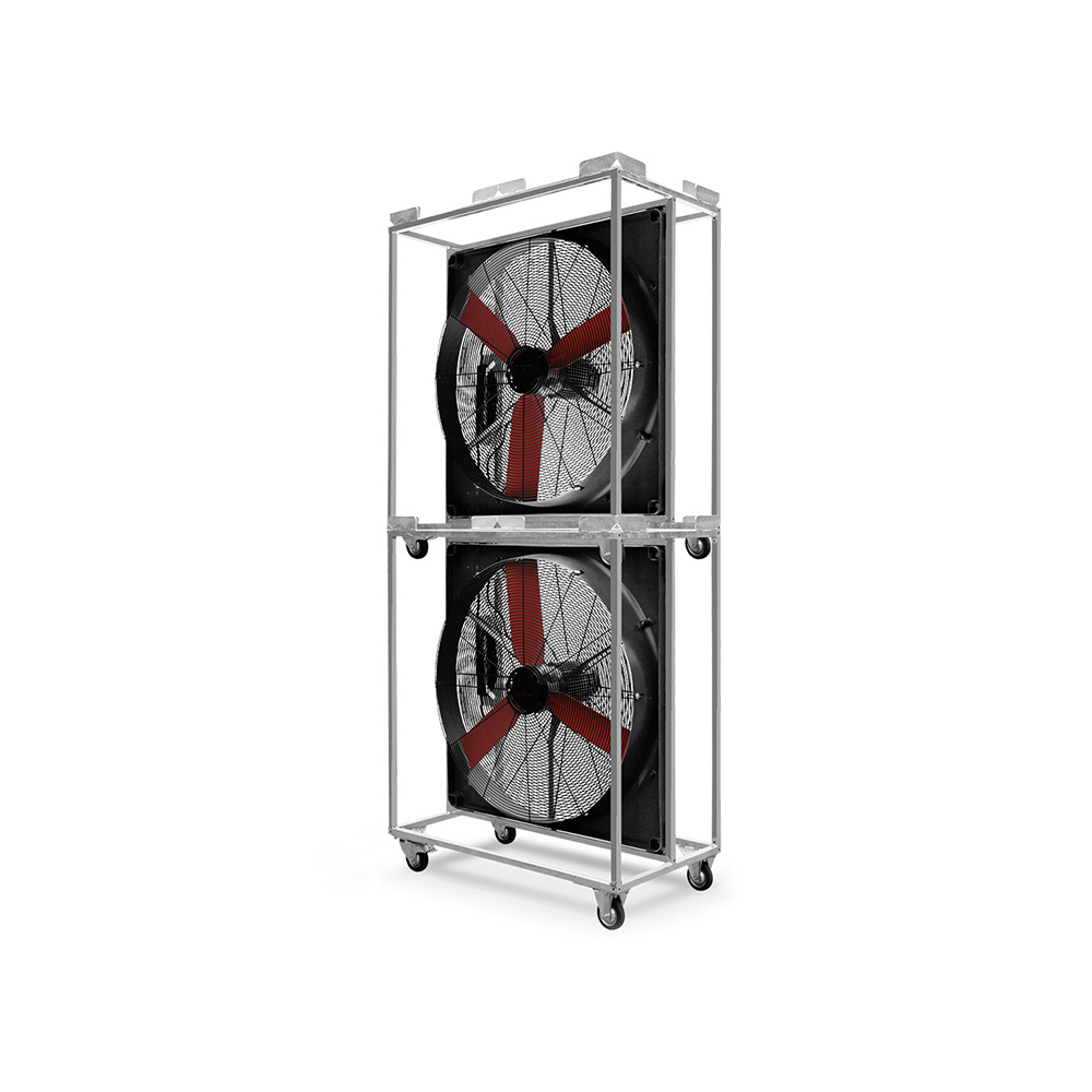 Trotec TTW 20000 axial fan stacked