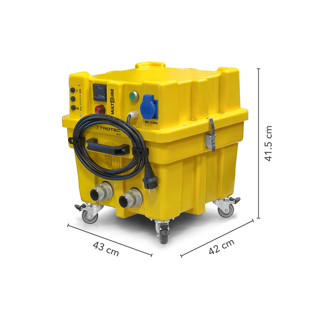 Trotec VE 4 MultiQube Dimensions