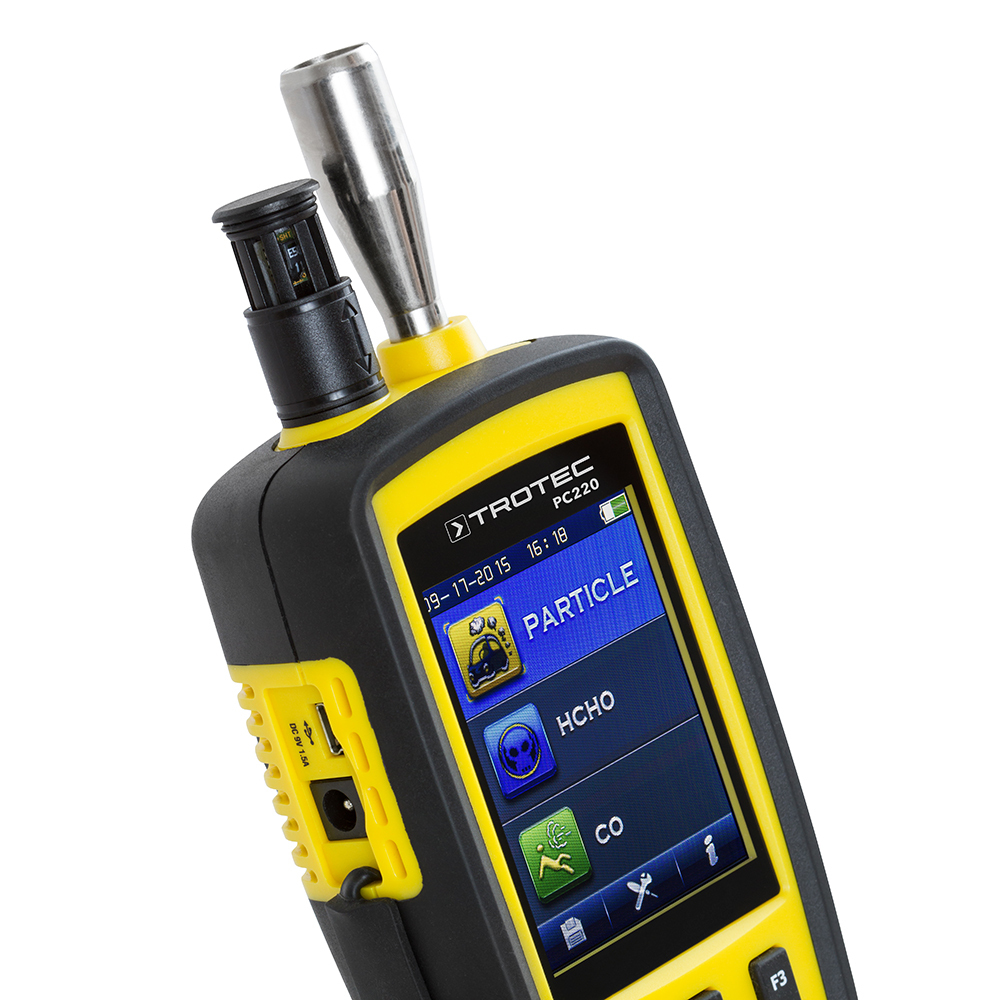 Trotec particle counter PC 220 detail